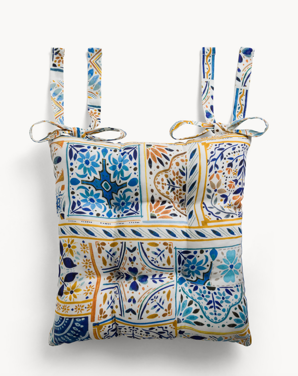 Coussin de chaise motifs Azulejos