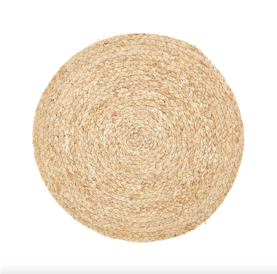Set de table en tissu tissé végétal