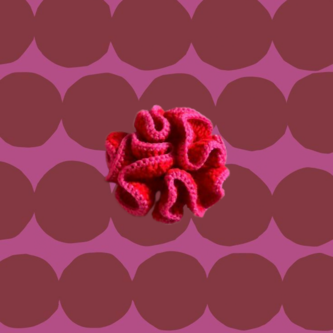 Chouchou rouge & rose